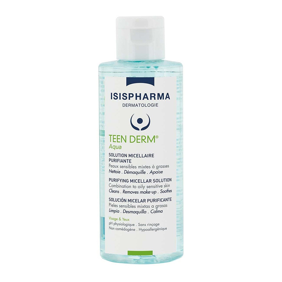 ISISPHARMA TEEN DERM AQUA โทนเนอร์ทำความสะอาดผิวกระชับรูขุมขน ลดการอักเสบของสิว