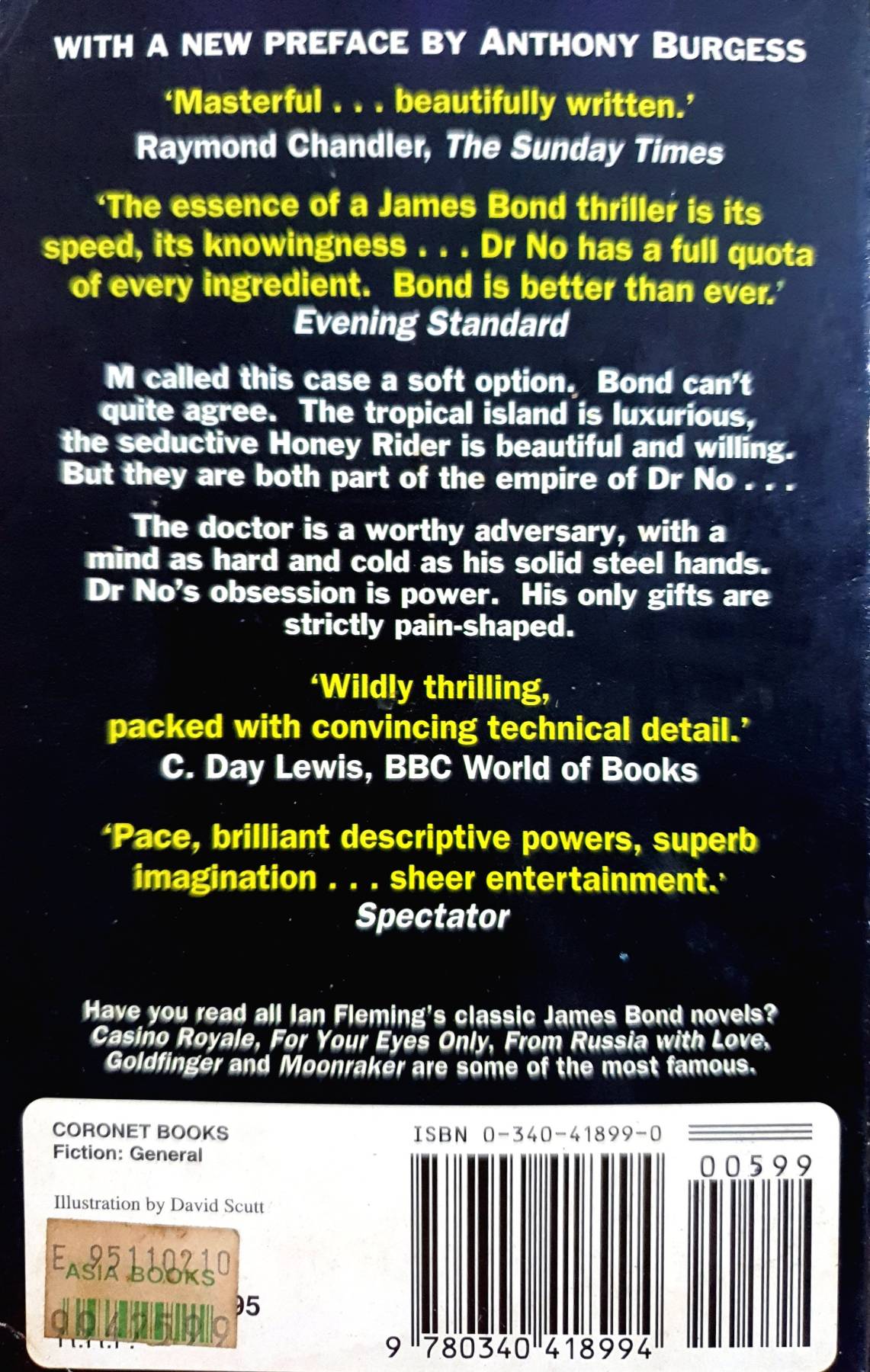 JAMES BOND Dr No A classic Bond adventure IAN FLEMING