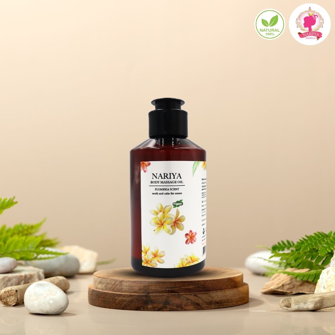 (ขนาดพกพา) น้ำมันนวดอโรม่า Body Massage Oil กลิ่นลีลาวดี ขนาด 150 มิลลิลิตร น้ำมันนวด นวดผ่อนคลาย SKU-00072