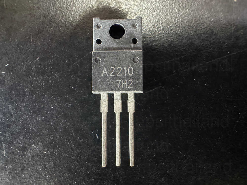 ทรานซิสเตอร์ เบอร์A2210 สำหรับปริ้นเตอร์ EPSON L1300 อะไหล่ในเมนบอร์ด อาการเปิดเครื่องไม่ติด หัวพิมพิมพ์ซ็อต 300 กรัม