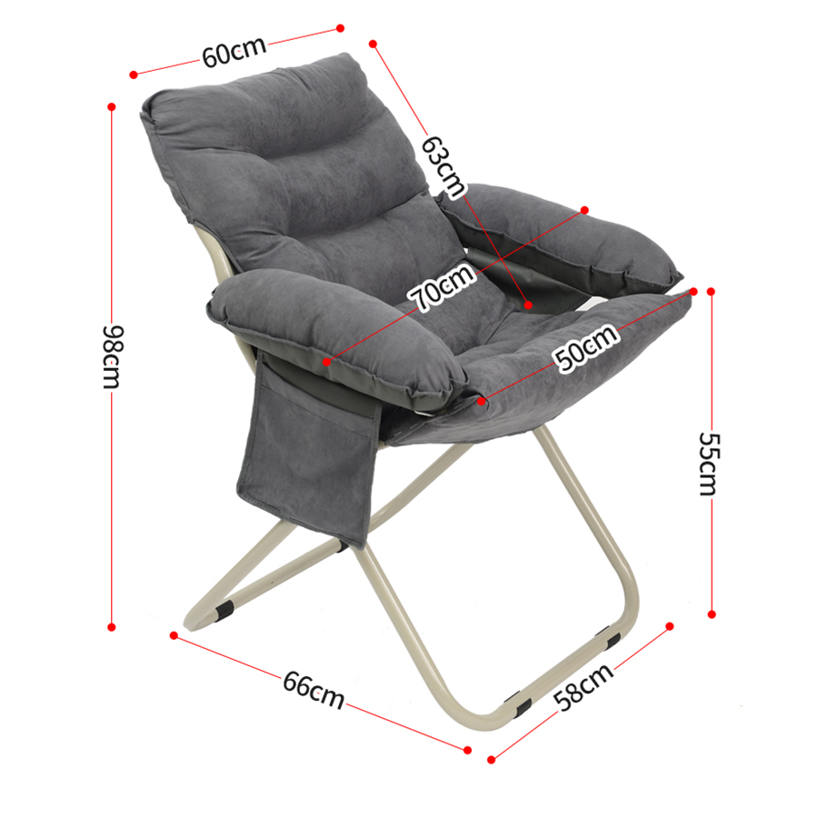 เก้าอี้โซฟา เก้าอี้นั่งเล่น เก้าอี้พักผ่อน เก้าอี้พับนอน โซฟาเดี่ยว เก้าอี้โมเดิร์น เก้าอี้อาร์มแชร์ เก้าอี้นอน เก้าอี้นั่งในสวน รุ่น HC-014