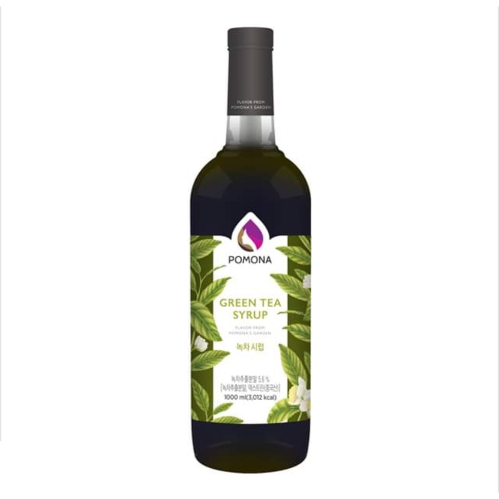 Pomona Green Tea Syrup - 1L.