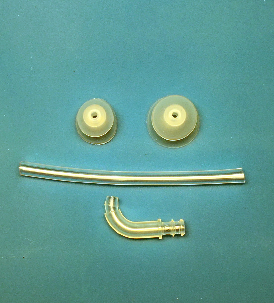 ท่อนำเสียงพร้อมจุดยางซิลิโคนแบบ 2 ชั้น สำหรับเครื่องช่วยฟัง Tube+Eartip Double Dome