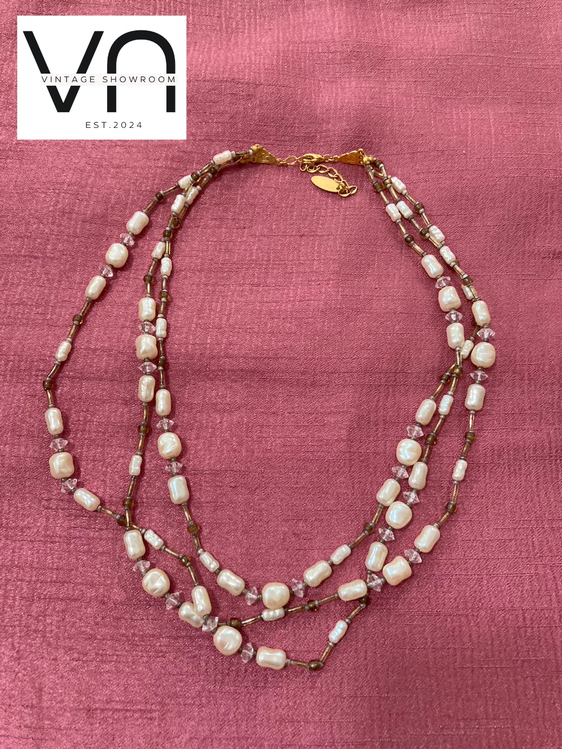 J00019 สร้อยคอวินเทจ Vintage Necklace