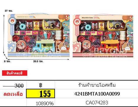 ร้านค้าขายไอศครีม