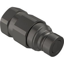 FFH06-06-BSP-MALE ข้อต่อสวมเร็วแรงดันสูง FFH - บอดี้ 3/8" x เกลียว 3/8" BSP - Plug หน้าเรียบ ทนแรงดัน 5000PSI ISO16028 interchange ชิ้น