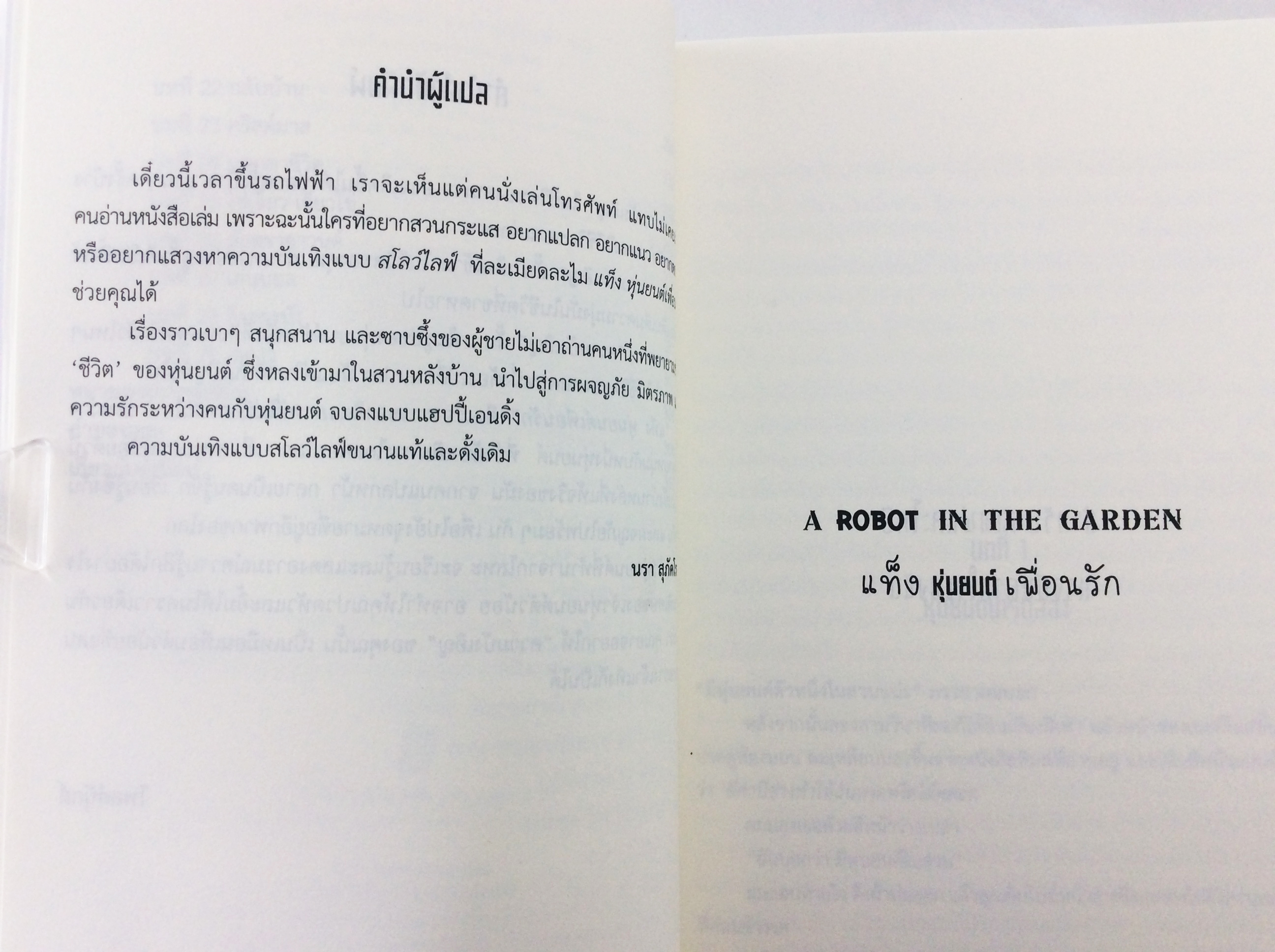 แท็ง หุ่นยนต์ เพื่อนรัก เรื่องราวมิตรภาพระหว่างคนกับหุ่นยนต์ หนังสือ วรรณกรรม วรรณกรรมแปล