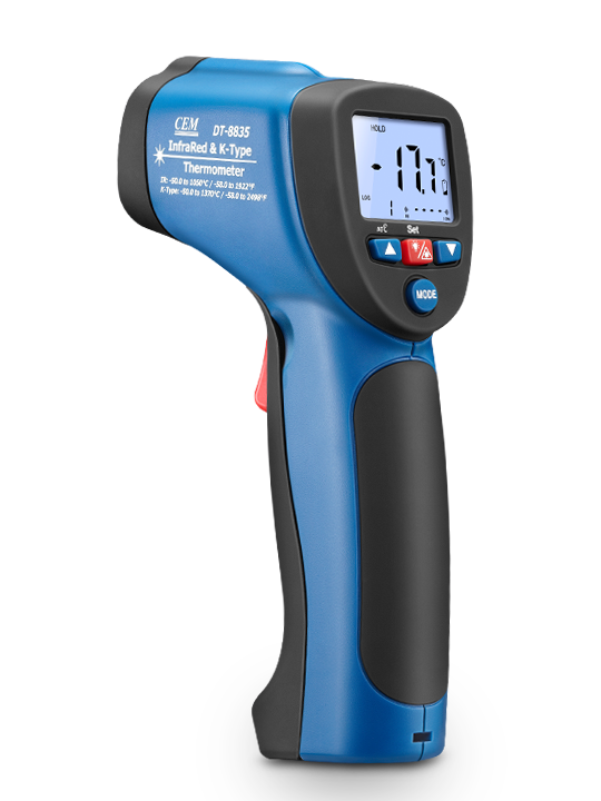 เครื่องวัดอุณหภูมิแบบอินฟราเรด ( Infrared Thermometer ) รุ่น DT-8835 แบรนด์ CEM -50~1,050 C