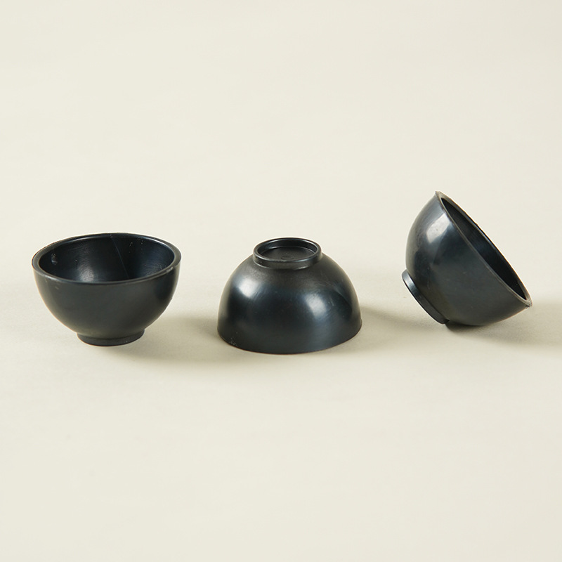 ถ้วยสีดำจิ๋วงานจำลองอาหารญี่ปุ่นขนาด3 ซม.มินิชามจำลอง PROP รุ่นตุ๊กตาตุ๊กตาจานชาม DIY จำลองอาหารของเล่นคอนเทนเนอร์