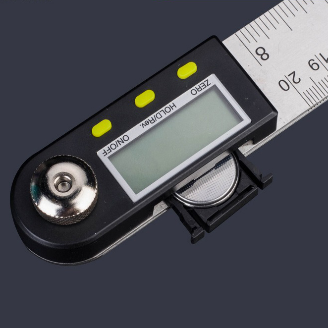 ไม้บรรทัดวัดองศาดิจิตอล สำหรับรวัดมุมอาศาและวัดความยาว [ขายปลีก/ส่ง]