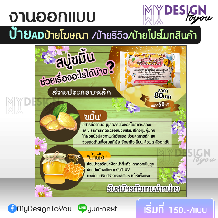 งานออกแบบป้าย