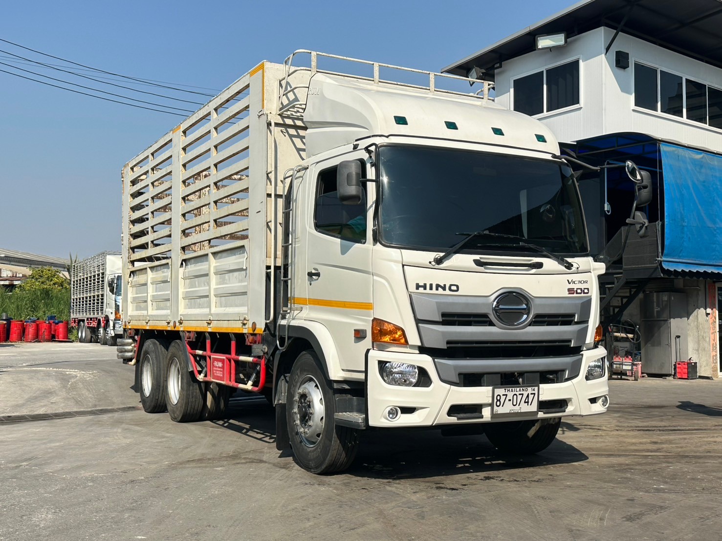 10ล้อHino vitor 260 แรง คอกสูง ยาว6.2