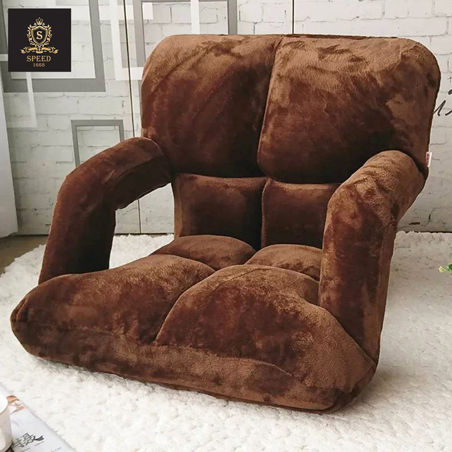 เก้าอี้ญี่ปุ่น ปรับได้ 6ระดับ พร้อมที่วางแขน เก้าอี้นั่งพื้น โซฟาเบด เก้าอี้พักผ่อน โซฟาญี่ปุ่น เก้าอี้ปรับนอน เก้าอี้พับนอน เก้าอี้ปรับเอนนอน HC-039