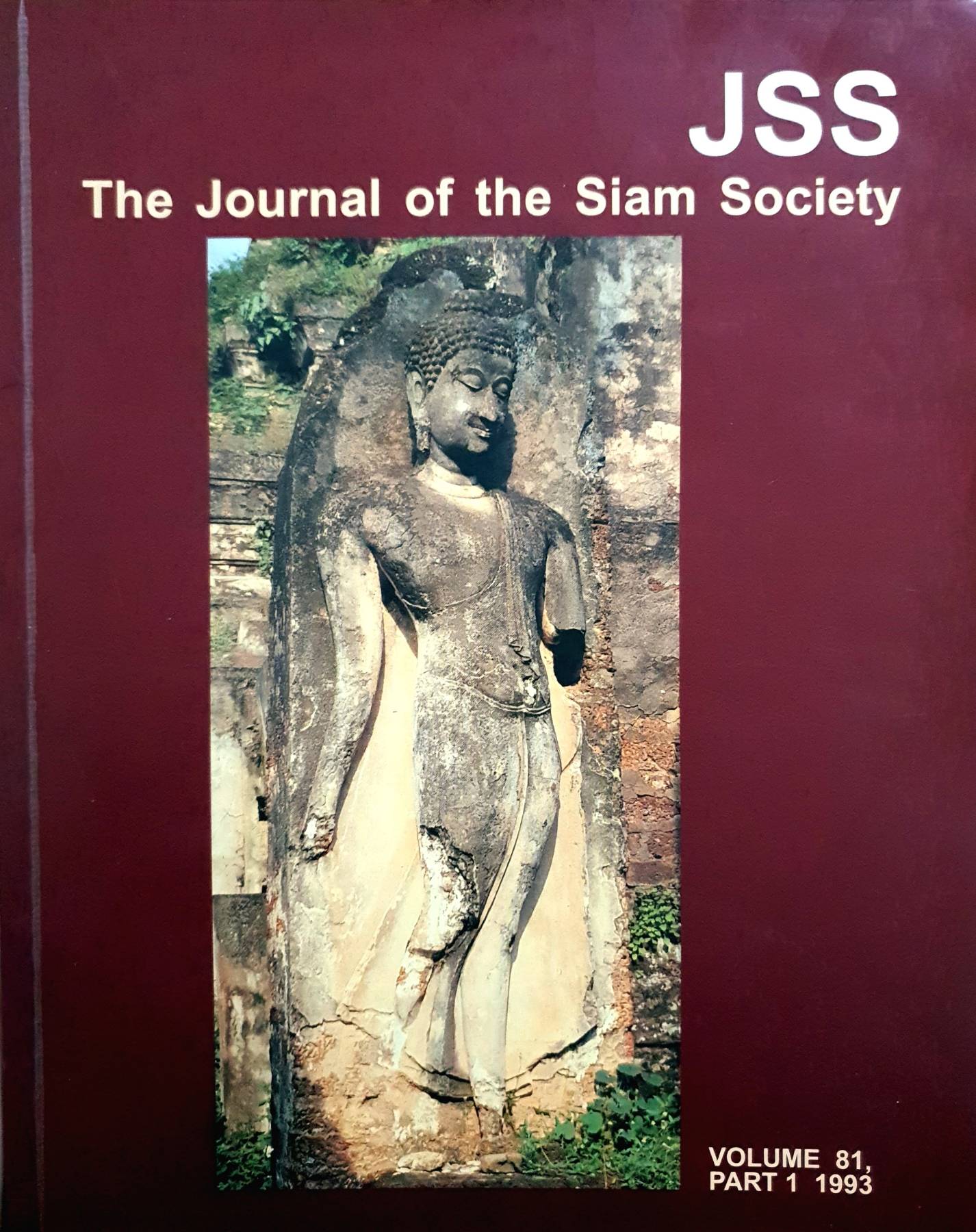 The Journal of the Siam Society Vol. LXXXI, Part 1-2, 1993 - Khamkoo