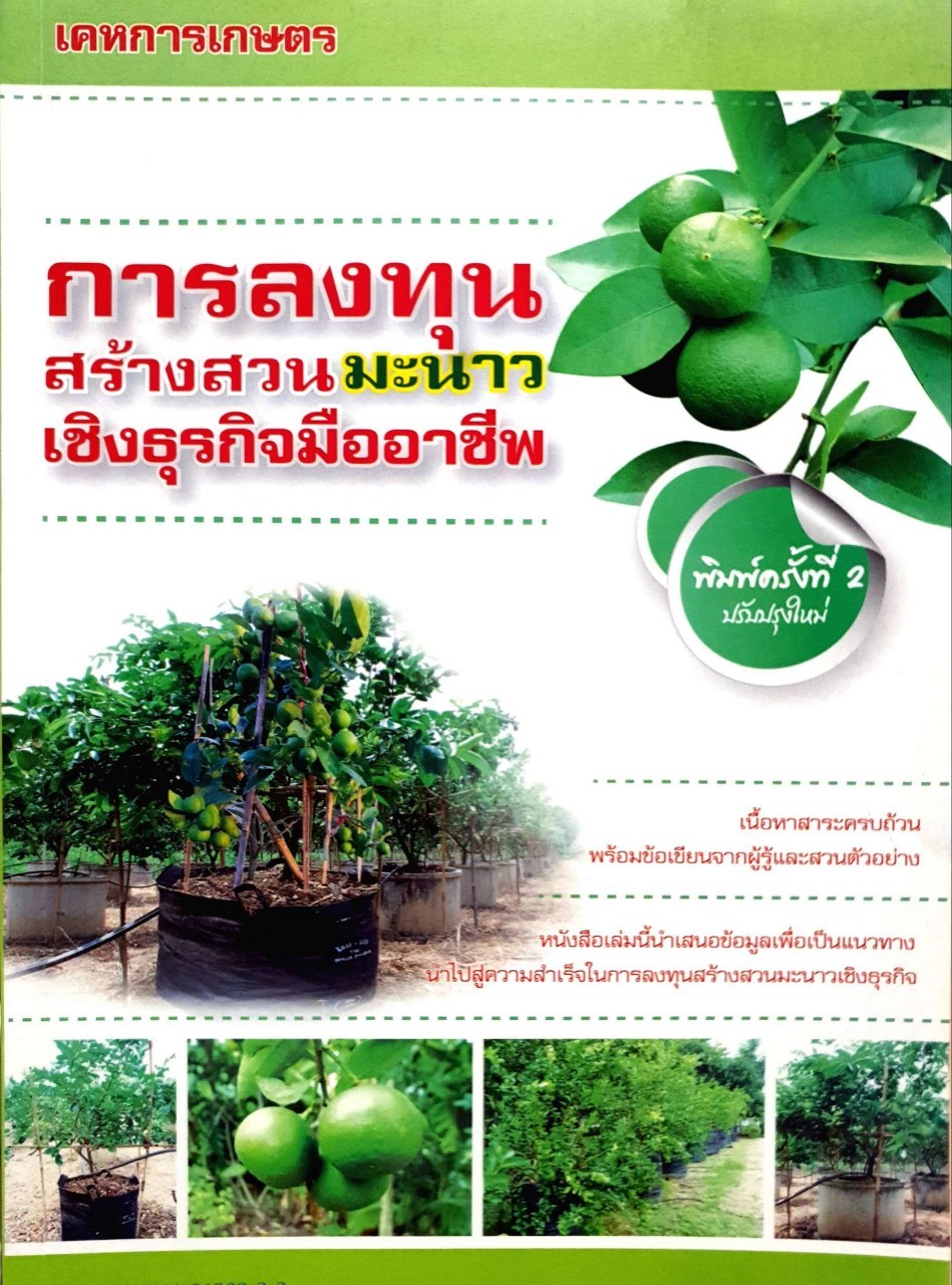 การลงทุนสร้างสวนมะนาว เชิงธุรกิจมืออาชีพ : เคหการเกษตร