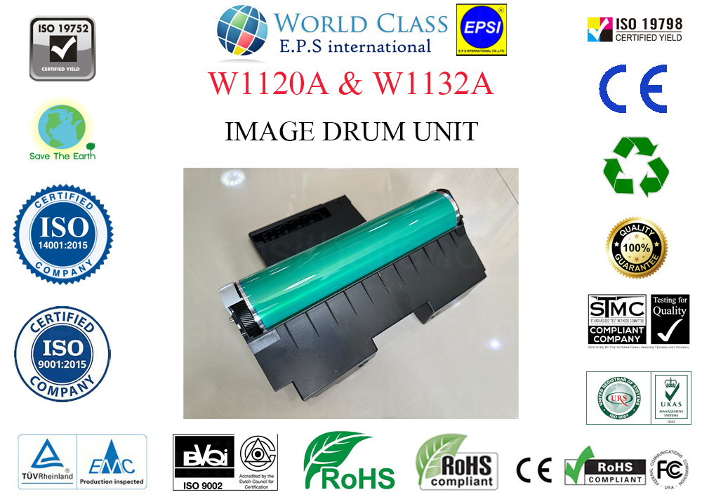HP PTS-DR-W1132Aชุดดรัมสร้างภาพเทียบเท่าพร้อมใช้สำหรับ IMAGE DRUM UNIT COMPATIBLE FOR HP COLOR LASER M150/N178/M179 1 กก.