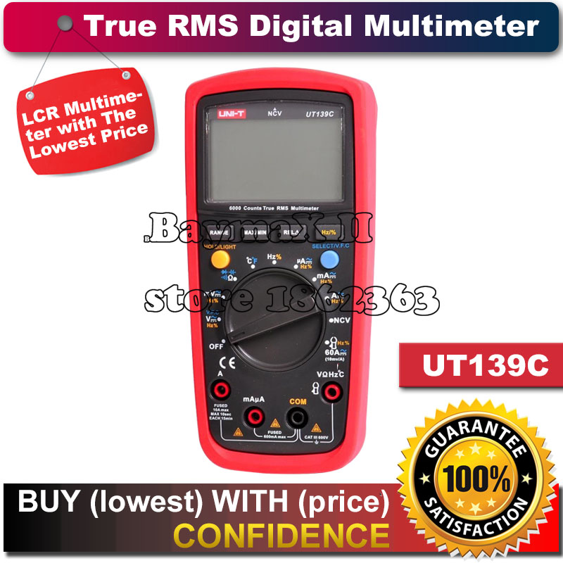 มัลติมิเตอร์ UNI-T UT139C สินค้าพร้อมส่งจากไทย