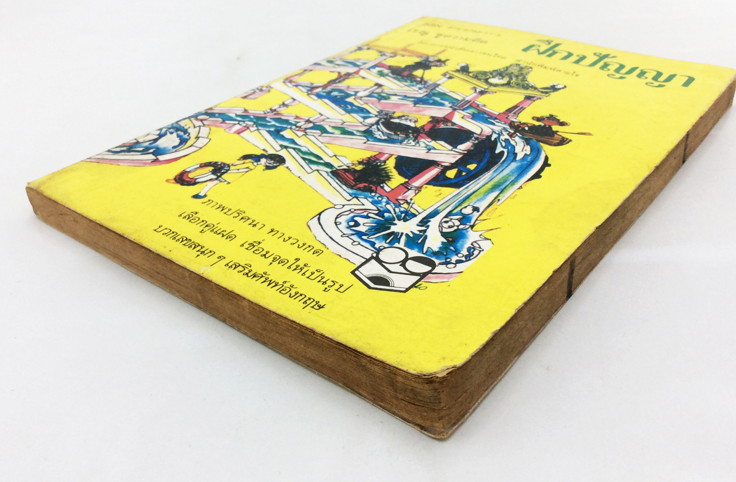 ฝึกปัญญา โครงการหนังสือเยาวชนไทย ภาพปริศนา ทางวงกต เลือกคู่แฝด เสริมศัพท์อังกฤษ หนังสือเก่า หนังสือหายาก หนังสือสะสม