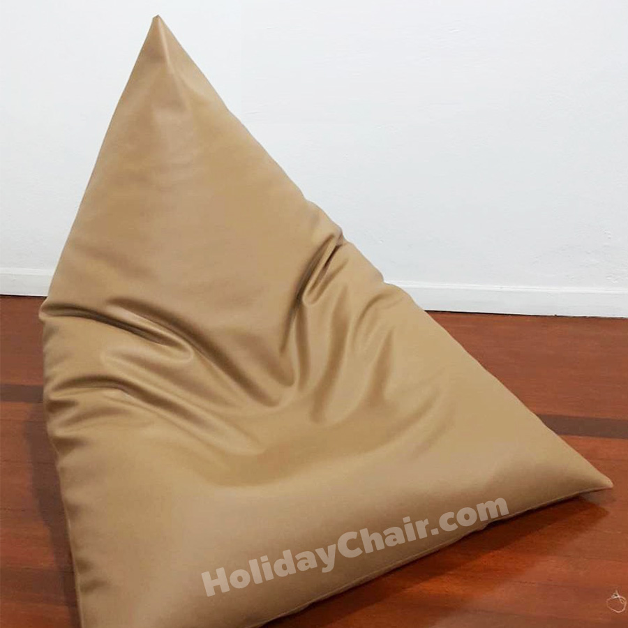 เก้าอี้เม็ดโฟม ทรงสามเหลี่ยม หนัง PU bean bag บีนแบค เบาะเม็ดโฟม เก้าอี้นั่งเล่น เบาะนั่งเม็ดโฟม บีนแบ็ก กันน้ำ ใช้กลางแจ้งได้ HC-061