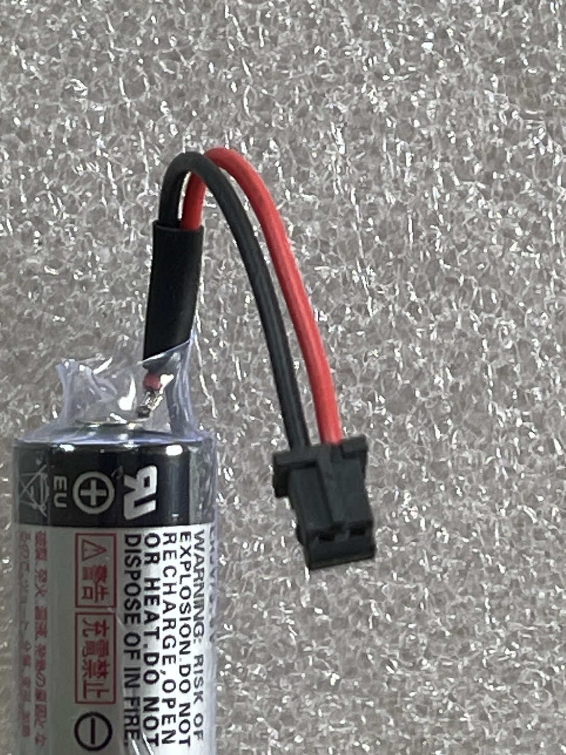 ER3V/3.6V Toshiba Black Connector แจ๊ดดำ2P 黑色插头