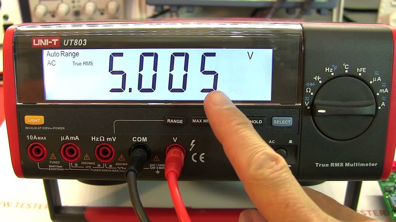 UNI-T UT803 มัลติมิเตอร์แบบตั้งโต๊ะ