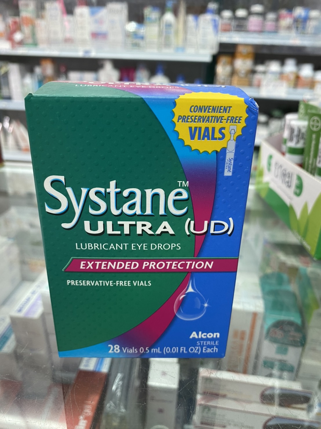 Systane Ultra UD 28vial น้ำตาเทียม ไม่ผสมสารกันเสีย เหมาะสำหรับคนที่มีปัญหาตาแห้งมาก 0.5mL*28 หลอด