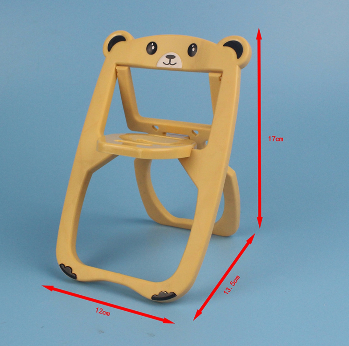 เก้าอี้จิ๋วสีเหลืองเหมาะพับได้สำหรับตกแต่งบ้านตุ๊กตาสีเหลือง เหมาะสำหรับตุ๊กตาลาติ,bjd,obitsu11ชุดอุปกรณ์เสริมบ้านน่ารักของตุ๊กตา