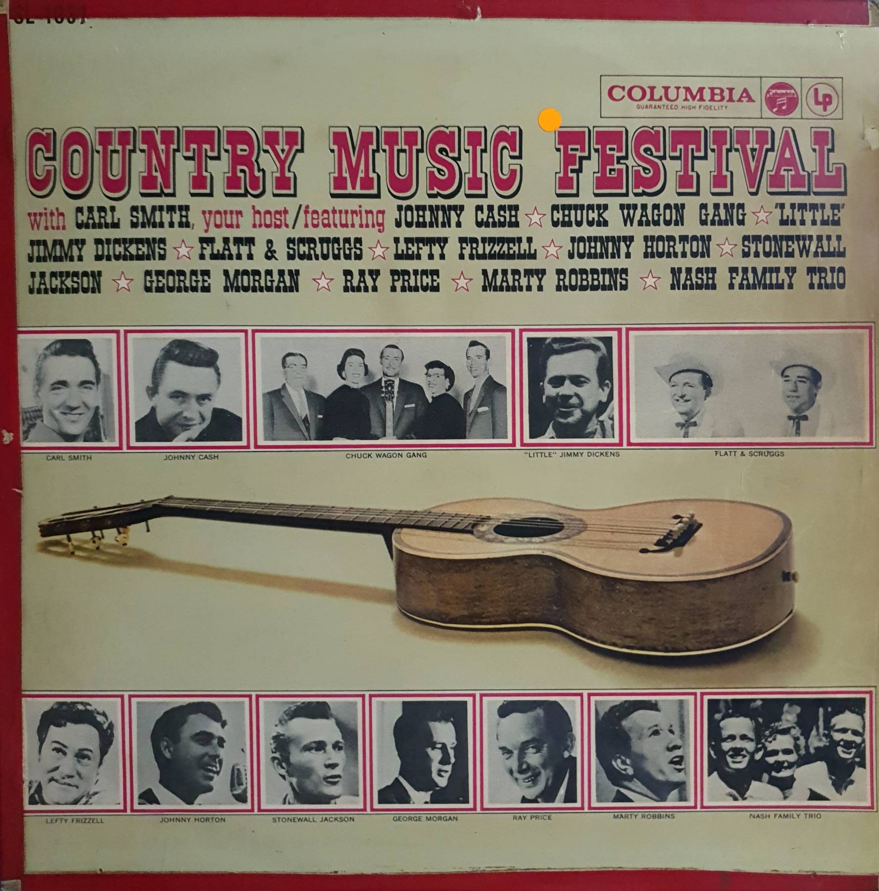 LP, Vinyl, Country Music Festival Ft. Johnny Cash LP CWM1 (1963s)