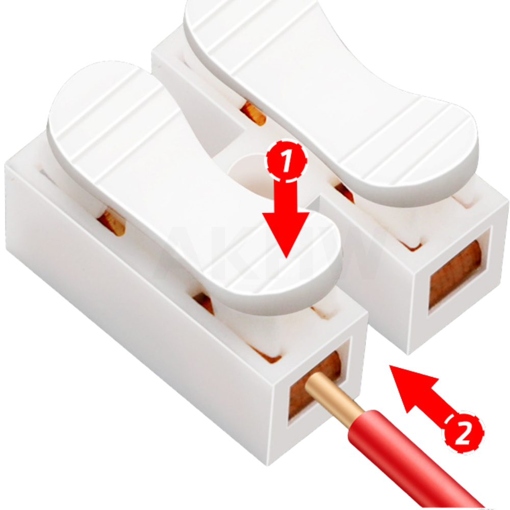 ตัวต่อสายไฟชนิดหนีบ CH2 วัสดุทองแดง (เต๋าต่อสายไฟ/รังผึ้งต่อสายไฟ) ยี่ห้อ KingsMan [ขายปลีก/ส่ง ราคาถูก]