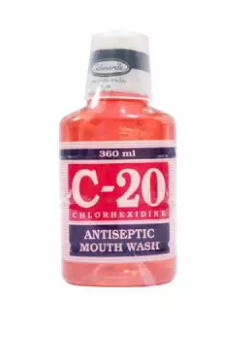 น้ำยาบ้วนปาก C-20 MOUTH WASH 360 ML. Chlorhexidine antiseptic mouth wash