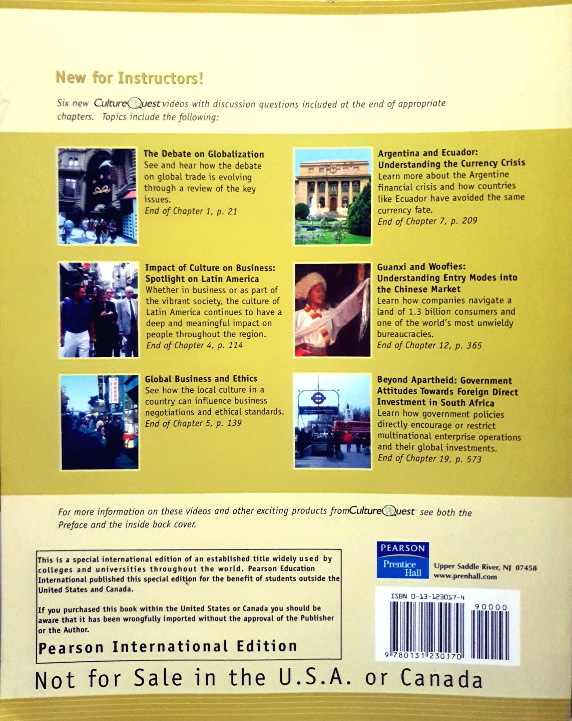 International Business Fourth Edition Ricky W.Griffin / Michael W. Pustay