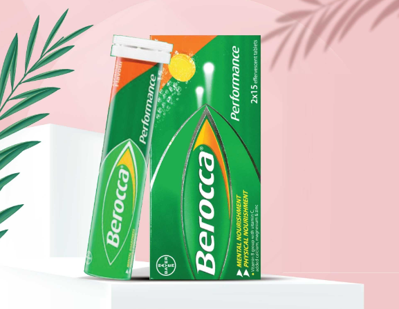 Berocca Performance ORANGE บีรอคคา เพอร์ฟอร์มานซ์ รสส้ม (15 เม็ดฟู่ x 2)