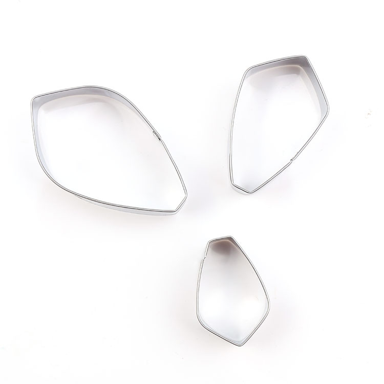 สแตนเลสfondantน้ำตาลดอกไม้ตัดแม่พิมพ์เค้กเครื่องมือใหม่Gardenia Jasminoides กลีบใบแม่พิมพ์A366พิมพ์สแตนเลสดอกไม้ เค้ก คุ้กกี้ชุดดอกมะลิสำหรับงานปั้นดินจากดินไทย