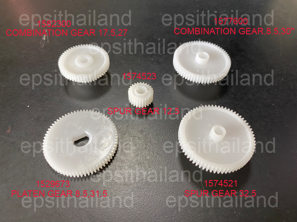 EPSON GEAR-KIT-LQ310 ชุดเฟือง 5 ชิ้น GEAR MAINTENANCE KIT FOR EPSON LQ-310/350/520/1310/LX310/350/520/1310 400 กรัม