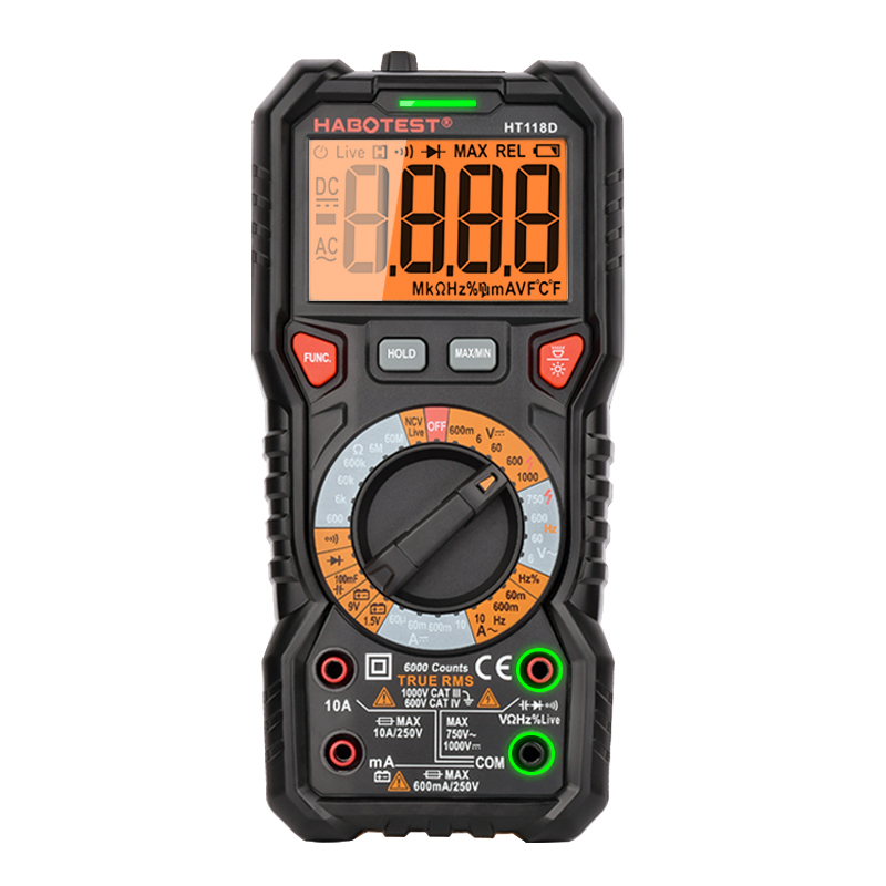 HABOTEST HT118D Digital Multimeter Auto Range