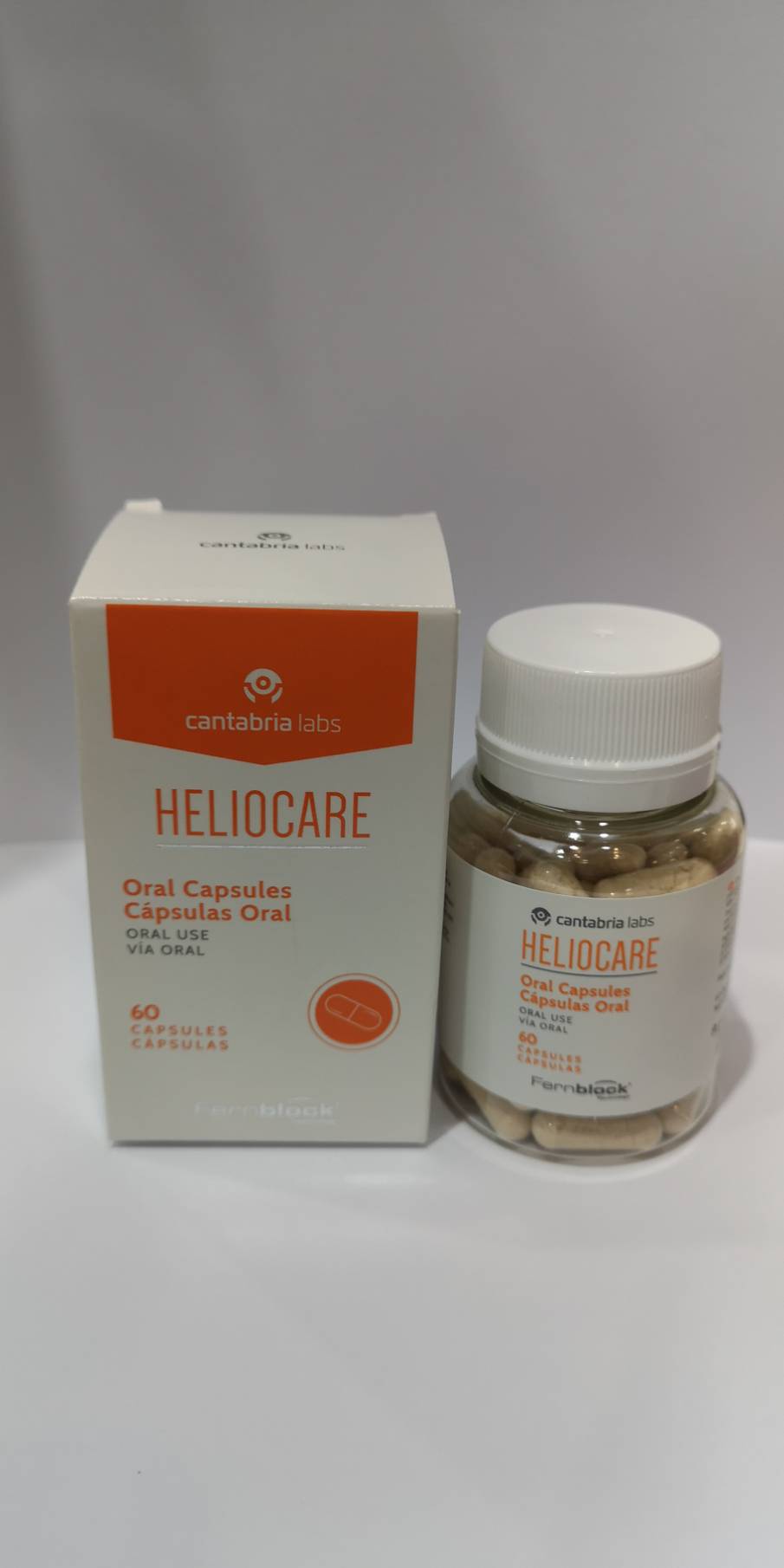 Heliocare Oral 60 Capsules วิตามินกันแดด ช่วยให้ผิวขาวใส แดดแรงแค่ไหนก็เอาอยู่