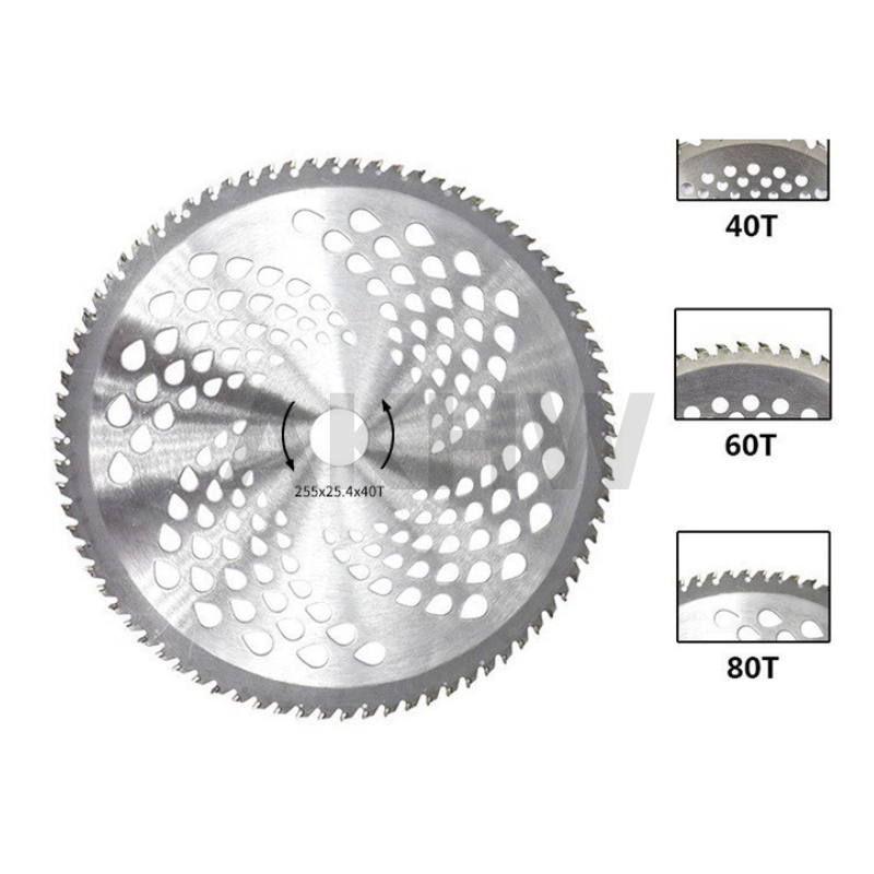 ใบตัดหญ้า/ใบมีดตัดหญ้าวงเดือน ขนาด 9 นิ้ว สำหรับเครื่องตัดหญ้า [ขายปลีก/ส่ง ราคาถูก]