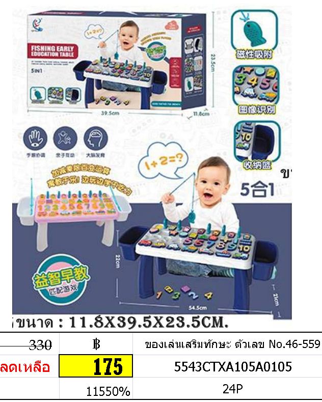 ของเล่นเสริมทักษะ ตัวเลข No.46-559