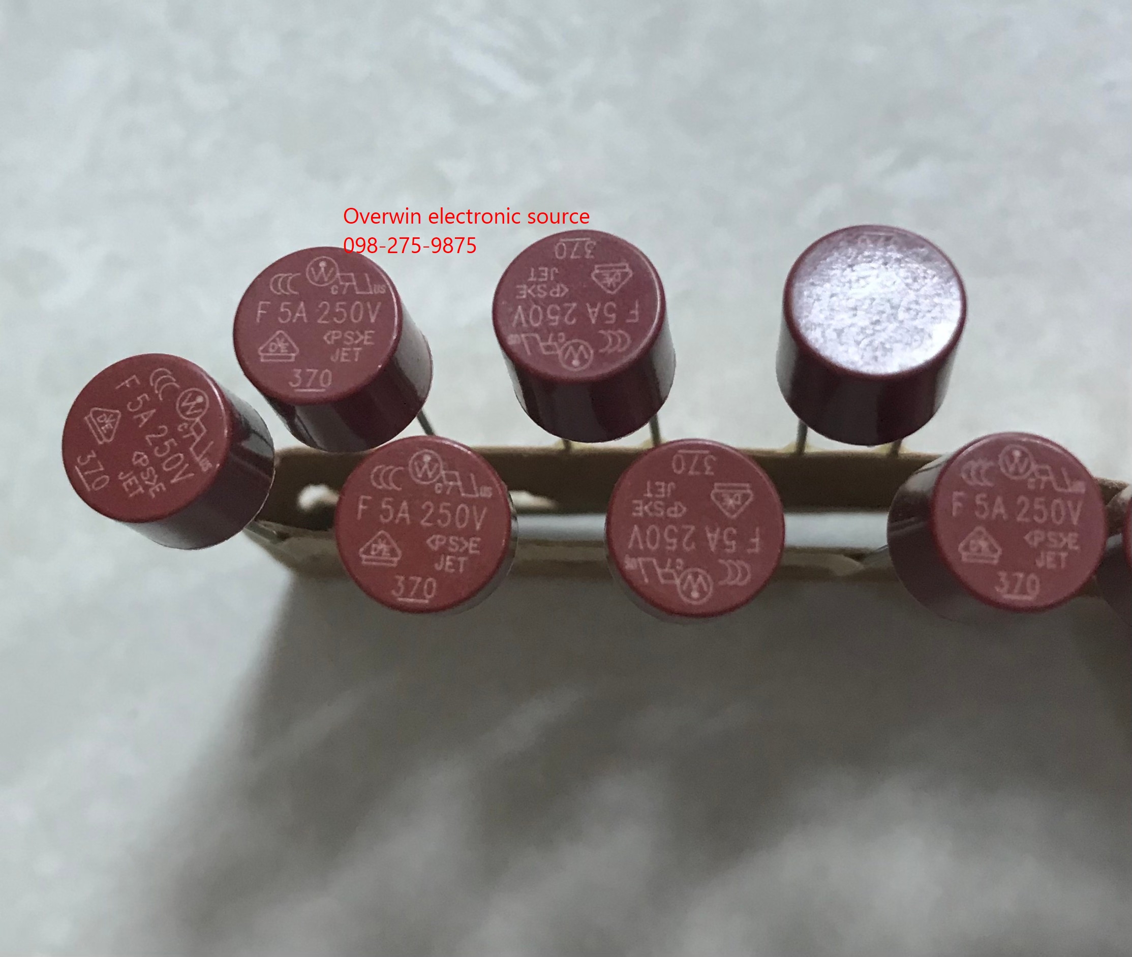 F5A 250V 圆柱形保险丝 สินค้าพร้อมส่งจากไทย