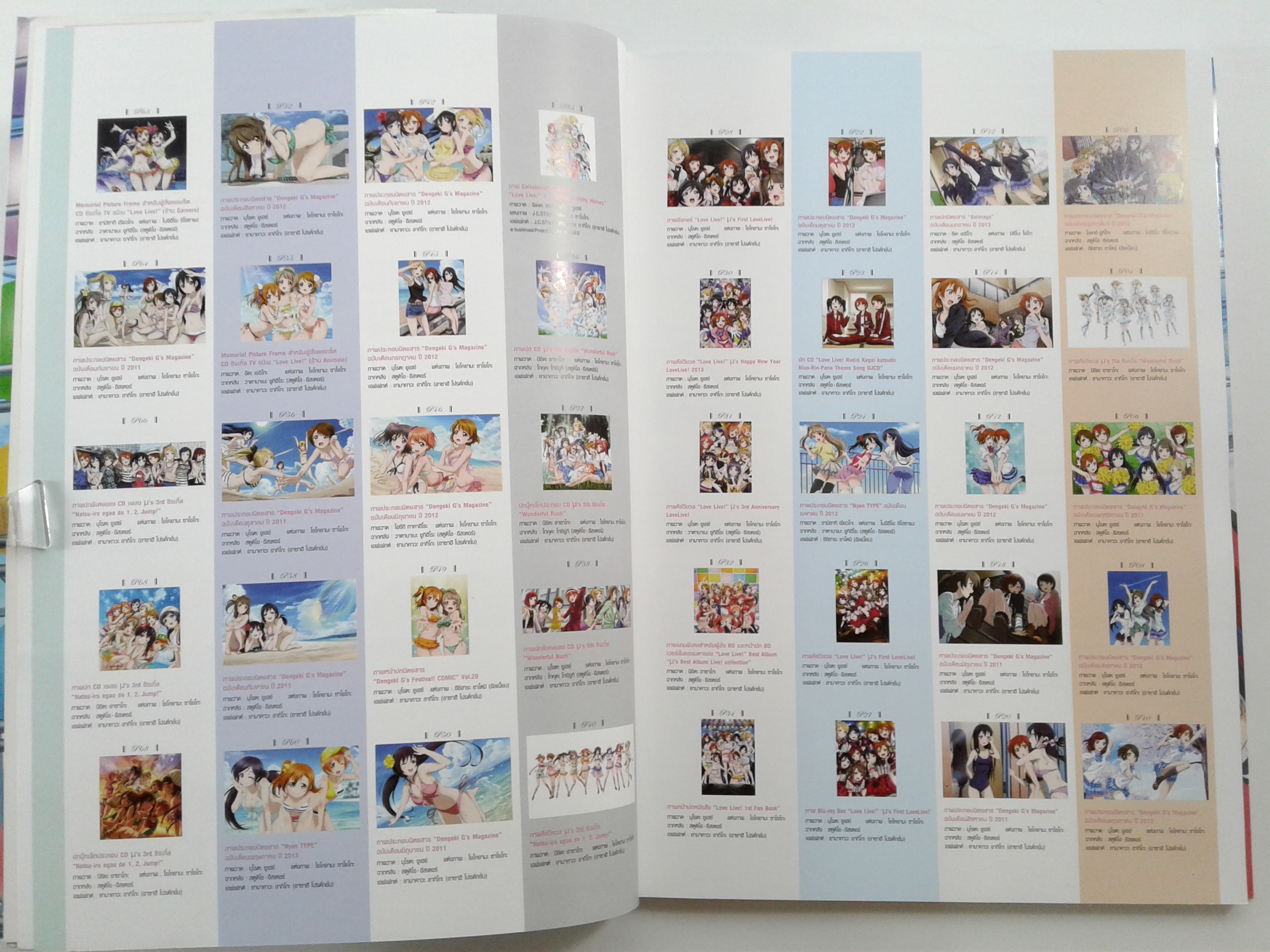 LoveLive! Perfect Visual Collection Dream การ์ตูน หนังสือมือหนึ่ง หนังสือ
