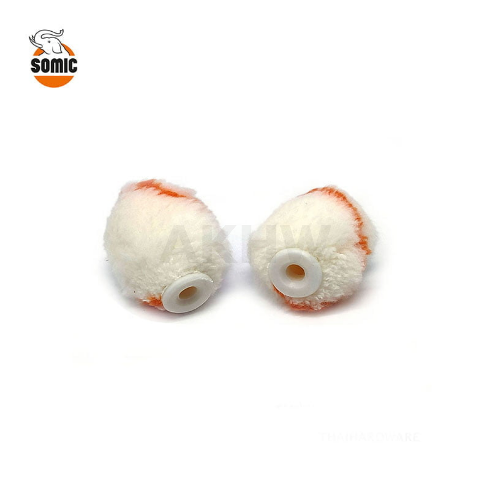 ลูกกลิ้งทาสี 1.5 นิ้ว ทรงกลม โซมิค SOMIC ใช้ได้ทั้งสีน้ำและสีน้ำมัน [สินค้าสั่งโรงงาน ขายยกลัง] (ราคาไม่รวมแวท)