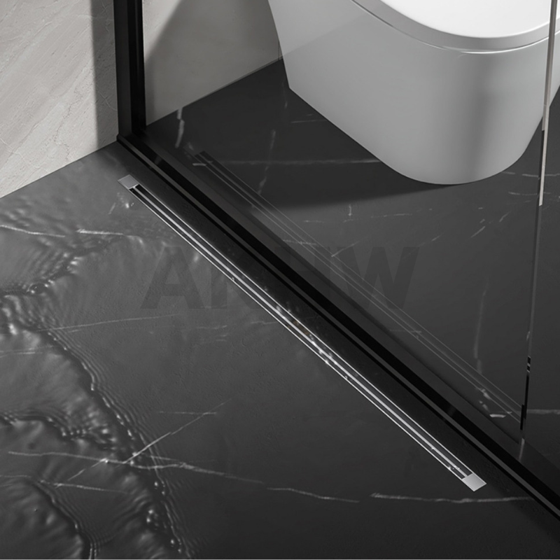 ตะแกรงน้ำทิ้งแบบยาว ลายเส้น KingsMan ความกว้าง 3.2cm วัสดุสแตนเลสหนา SUS304 ทนทาน ไม่เป็นสนิม [ขายปลีก/ส่ง]