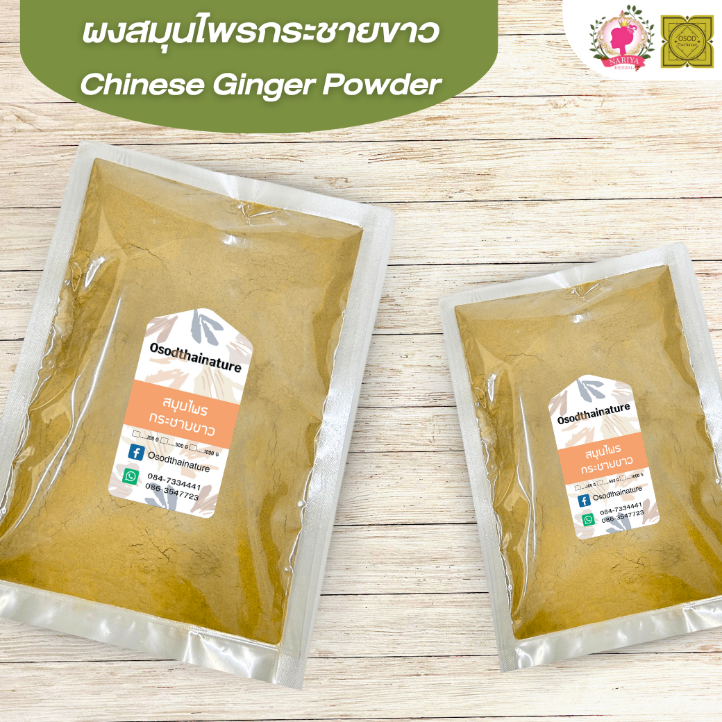 ผงกระชายขาว (Kaempferia Powder) ขนาด 500 1000 กรัม กระชายขาว บดละเอียด สมุนไพร แท้100% FG-HBP-001