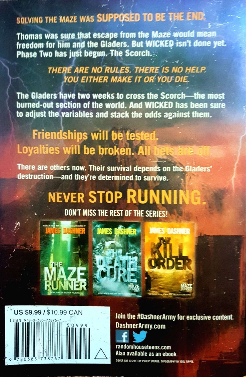 THE SCORCH TRIALS ( The Maze Runner Series ) : James Dashner