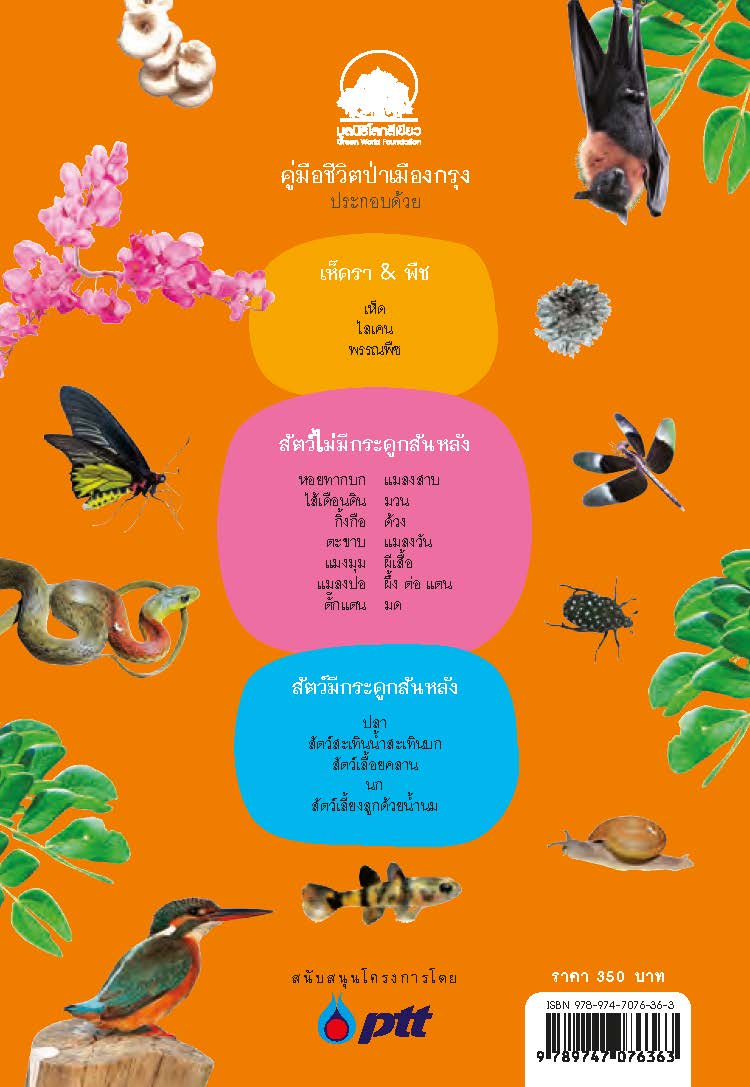 คู่มือชีวิตป่าเมืองกรุง มูลนิธิโลกสีเขียว