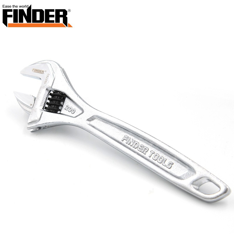 ประแจเลื่อน Finder เหล็กคุณภาพสูง ทนทานไม่บิ่นเสียหายง่าย ด้ามจับยาวช่วยให้จับได้ถนัดแน่น [ขายปลีก/ส่ง]