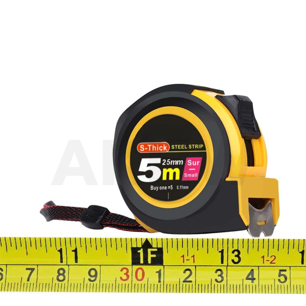 ตลับเมตรหุ้มยาง ST แข็งแรง ทนทาน [ขายปลีก/ส่ง]