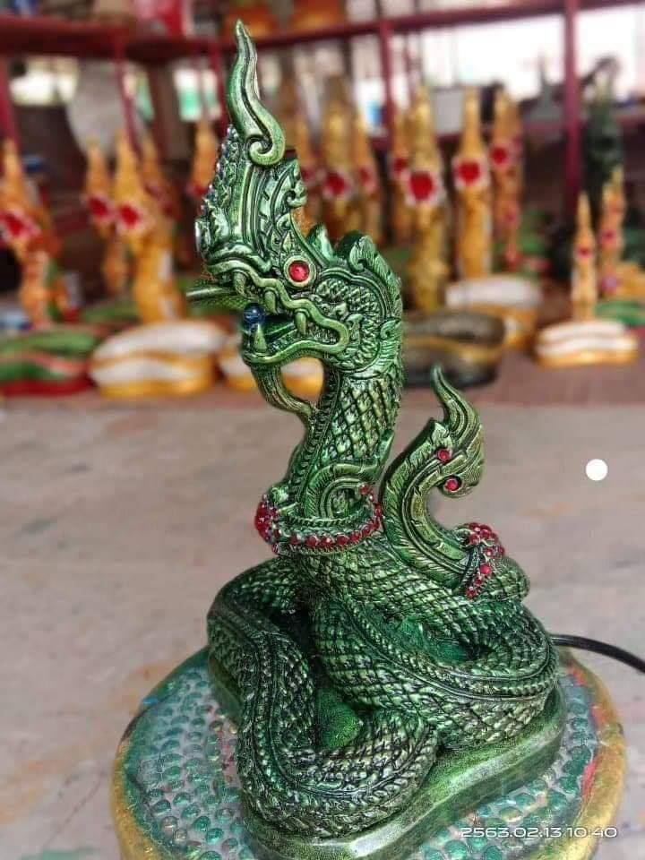 พญานาค สีเขียว รุ่นเรียกทรัพย์