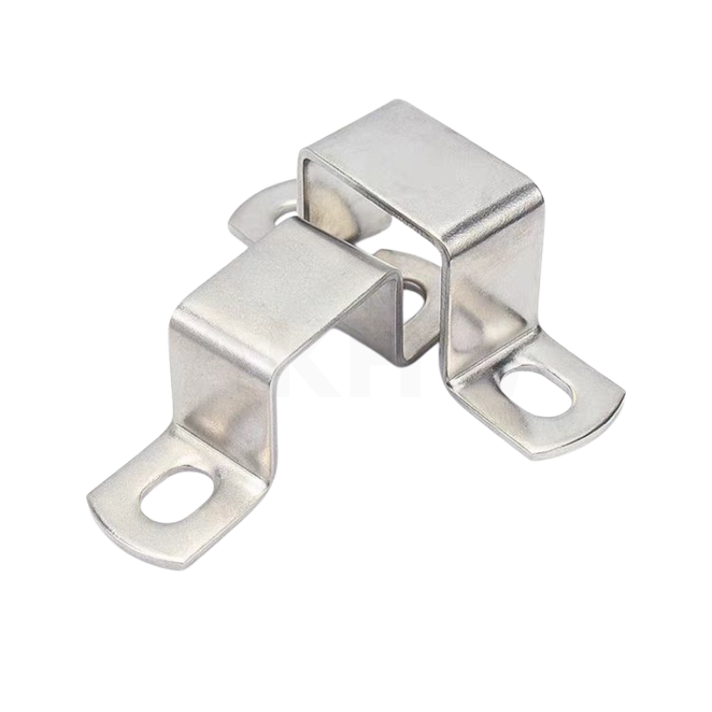 แคลมป์เหลี่ยมสแตนเลสแท้ SUS304 สำหรับยึดท่อเหลี่ยม เหล็กกล่อง เสาคอนกรีตเหลี่ยมที่จอดรถ [ขายปลีกส่ง ราคาถูก]