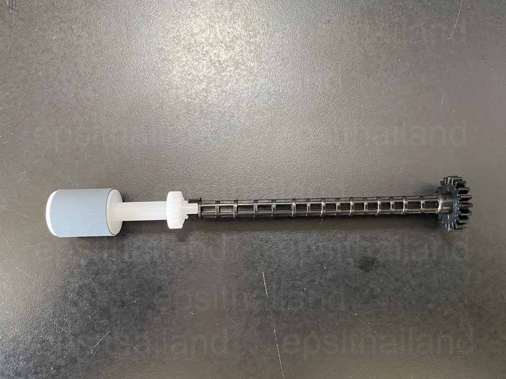 HP CE841-60112-1 แกนเฟืองพร้อมลูกยางดึงกระดาษฝาด้านบนชุดต้น PICKUP ROLLER AND GEAR SHAFT TOP COVER, ADF FOR HP M1139/M1210/M1212/M1216/M1214/M1216/M1217/M1219/M127/M128/M177 500 กรัม